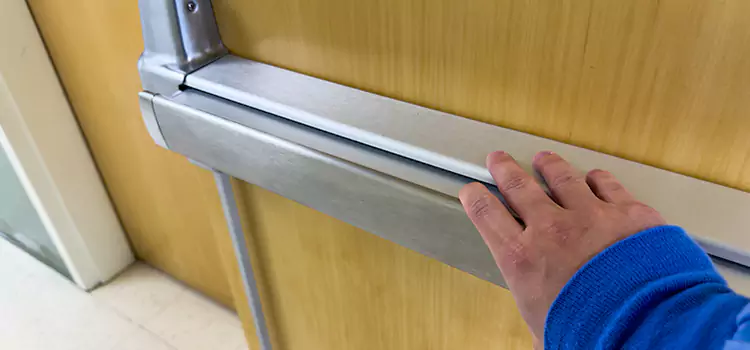Installing a Push Bar on a Door Parkville